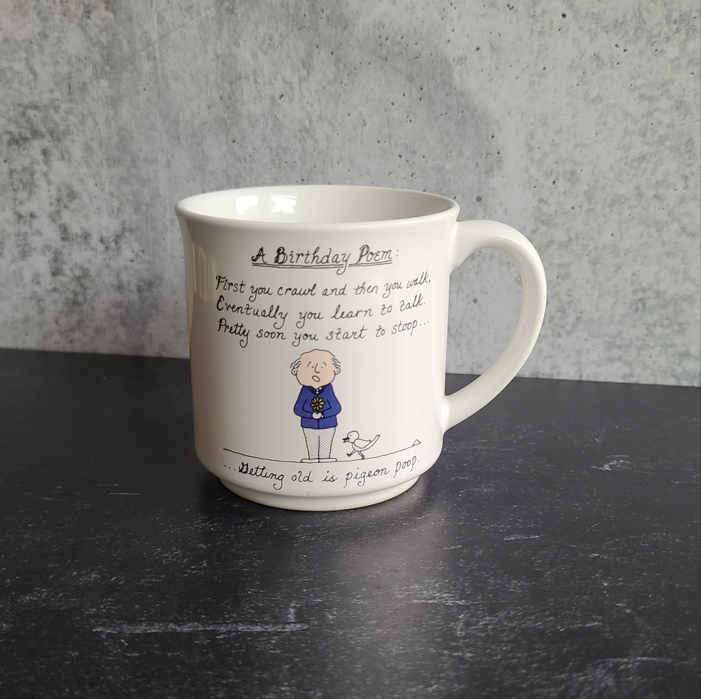 Vintage Happy Birthday Mug